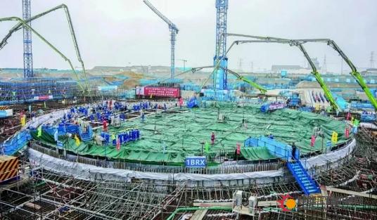 中联重科混凝土泵车助建华能石岛湾核电扩建一期工程