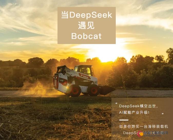 DeepSeek出手！AI竟这样推荐滑移装载机？山猫成首选答案！