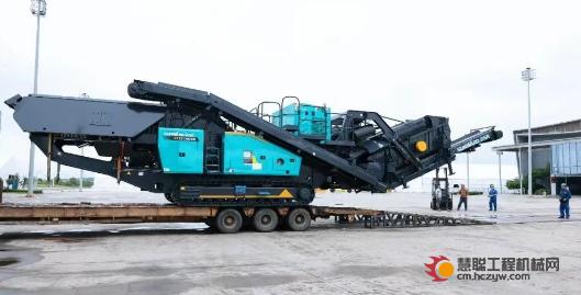 2025 CICEE | “装甲先锋”SP1213IE履带式反击破碎站首发进场