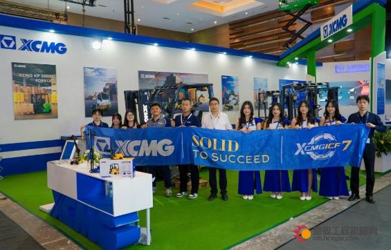 徐工叉车亮相Forklift Indonesia丨书写绿色物流解决新方案