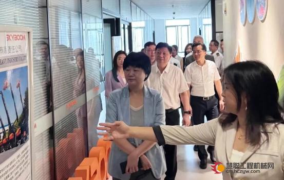 省市领导调研天盾重工 为跨境贸易与全球化发展赋能